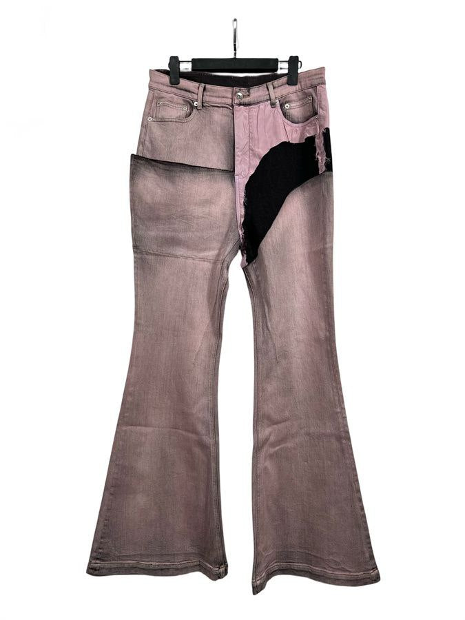 Rick Owens DRKSHDW Bootcut Bolan Jeans Faded Pink