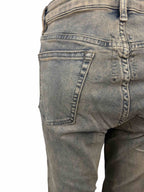 Rick Owens DRKSHDW Blue & Orange Bias Jeans