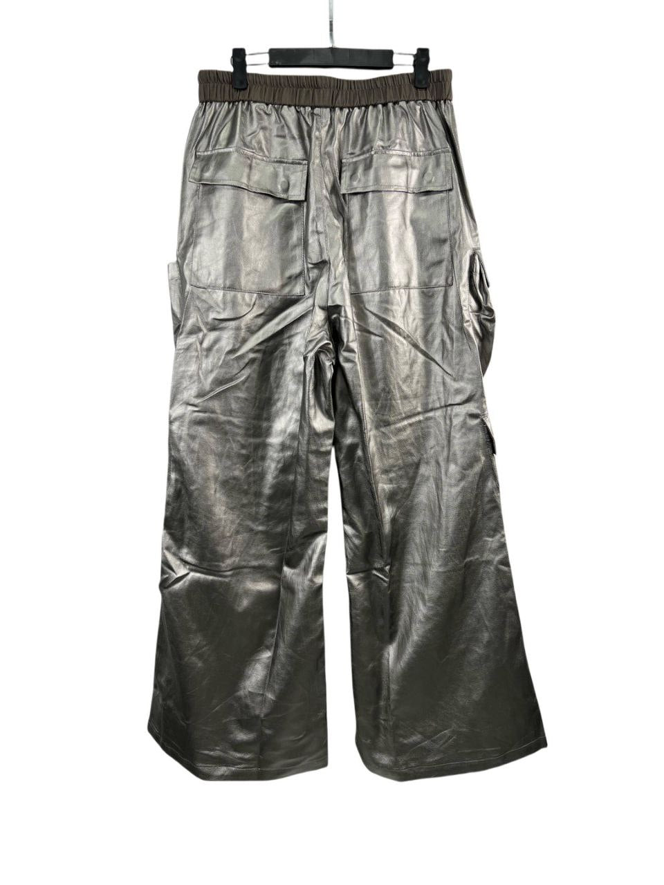 Rick Owens Gunmetal Cargobelas Denim Cargo Pants