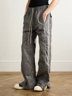 Rick Owens DRKSHDW Pusher Wide-Leg Poplin Trousers