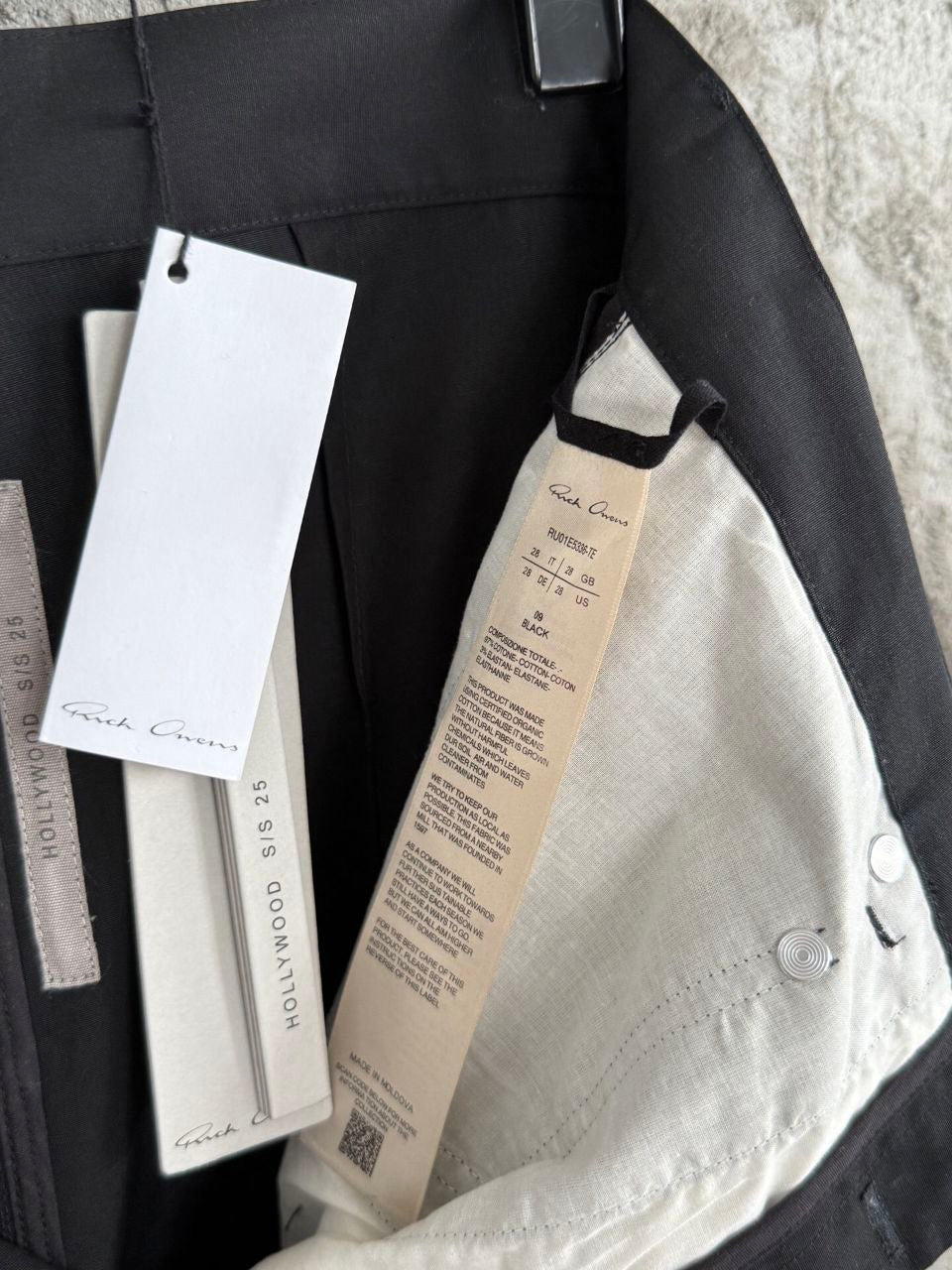 Rick Owens Hollywood Bolan Cargo Pants