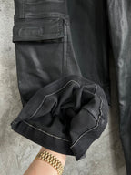 Rick Owens Waxed Double Cargo Jumbo Belas Pants