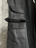 Rick Owens Waxed Double Cargo Jumbo Belas Pants