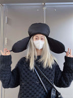Raf Simons Black Wool Piercing Honey Stitch Sweater