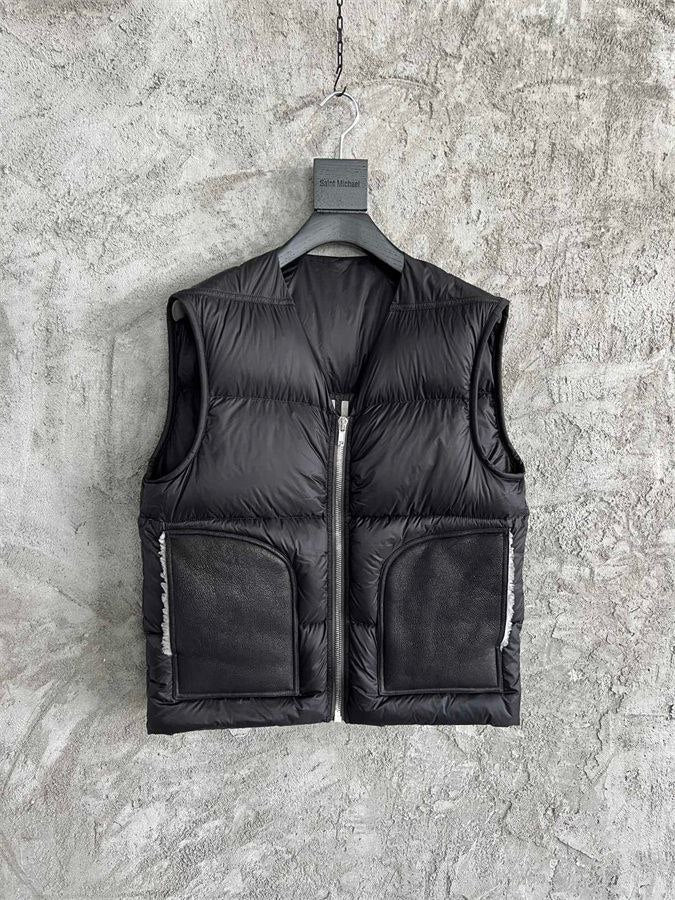 Rick Owens Zip-Up Puffer Vest