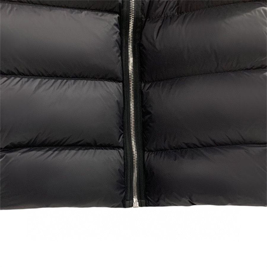 Rick Owens Hooded Zip-Up Puffer Vest