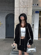 Rick Owens Zip-Up Hoodie