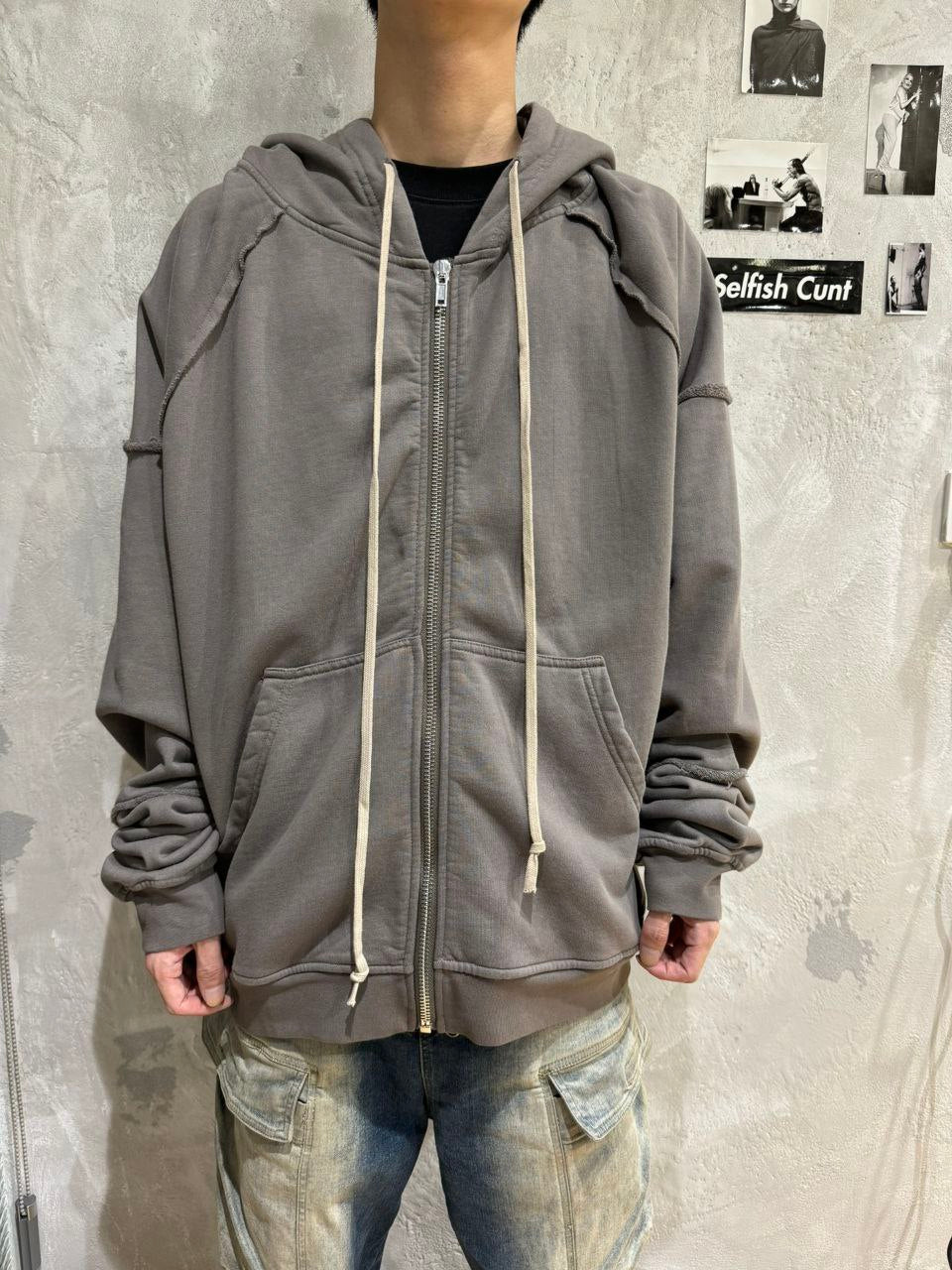 Rick Owens Zip-Up Hoodie