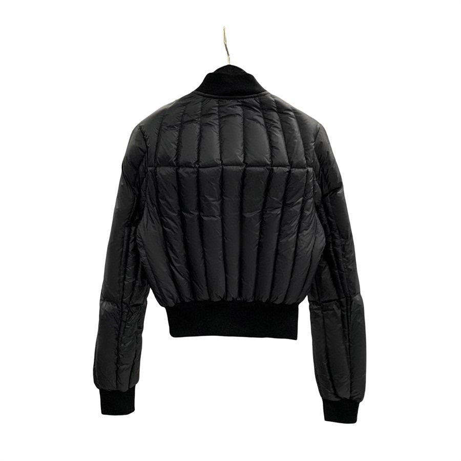 Rick Owens Black Lightweight Down Bomber Jacket