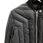 Rick Owens Black Lightweight Down Bomber Jacket