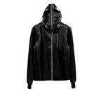 Rick Owens AW22 Gimp Leather Hooded Jacket