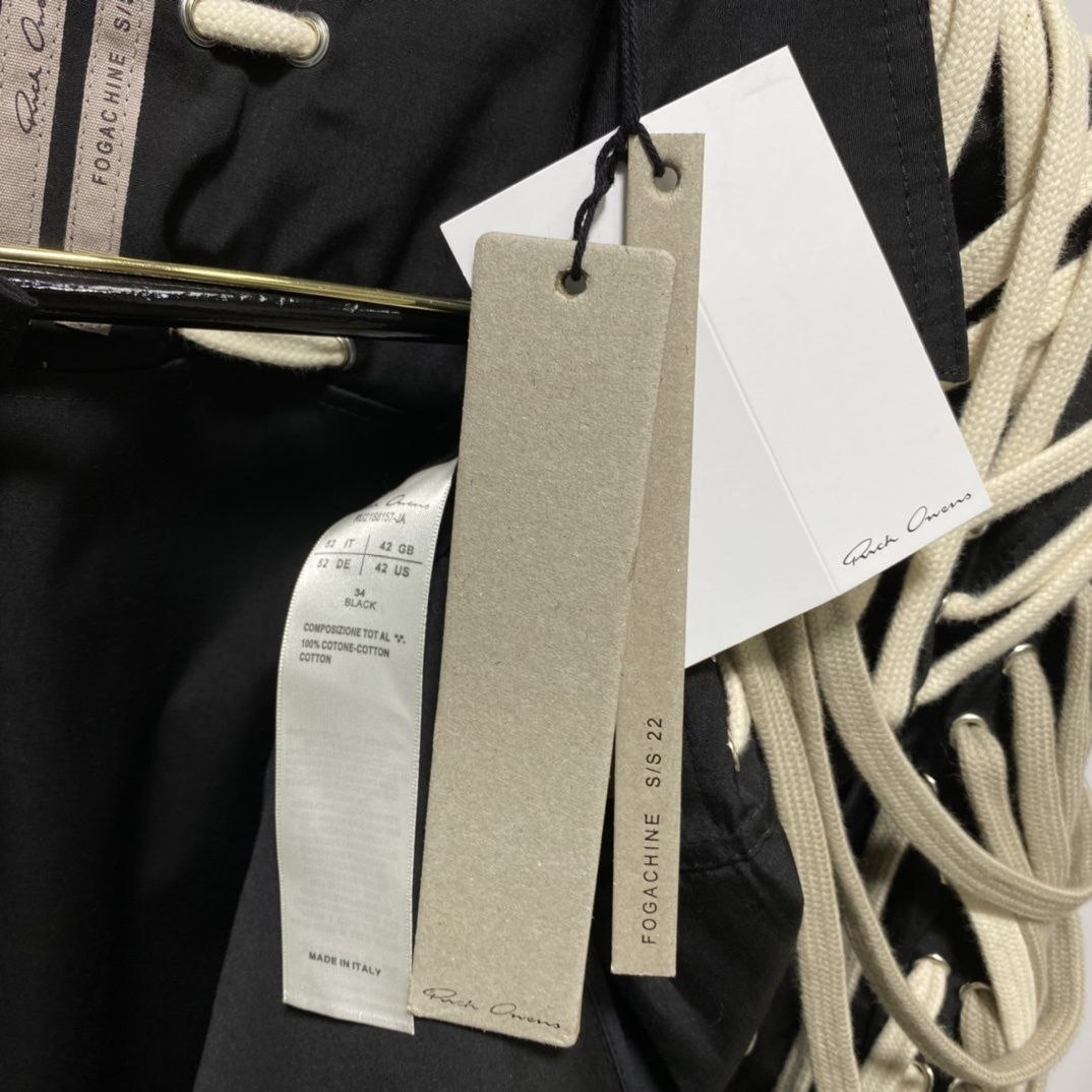 Rick Owens SS20 Tecuatl Megalaced Worker Jacket