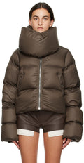 Rick Owens Funnel-Neck Padded Down Jacket