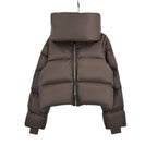 Rick Owens Funnel-Neck Padded Down Jacket