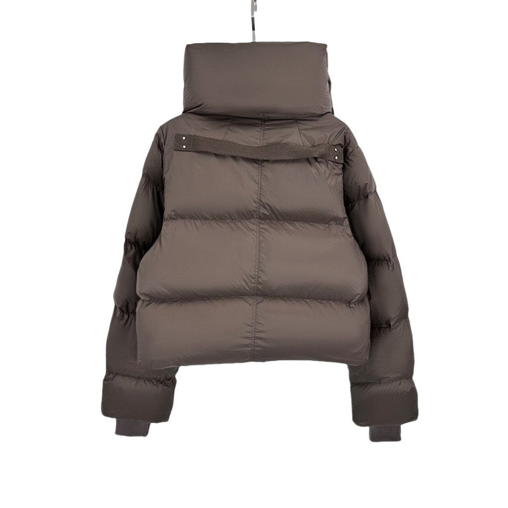 Rick Owens Funnel-Neck Padded Down Jacket
