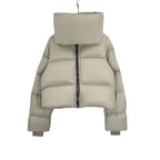 Rick Owens Funnel-Neck Padded Down Jacket