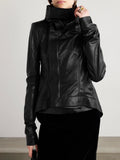 Rick Owens Naska Leather Biker Jacket