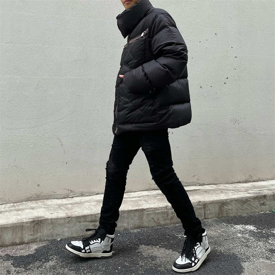 Rick Owens Black Down Jumbo IES Coat