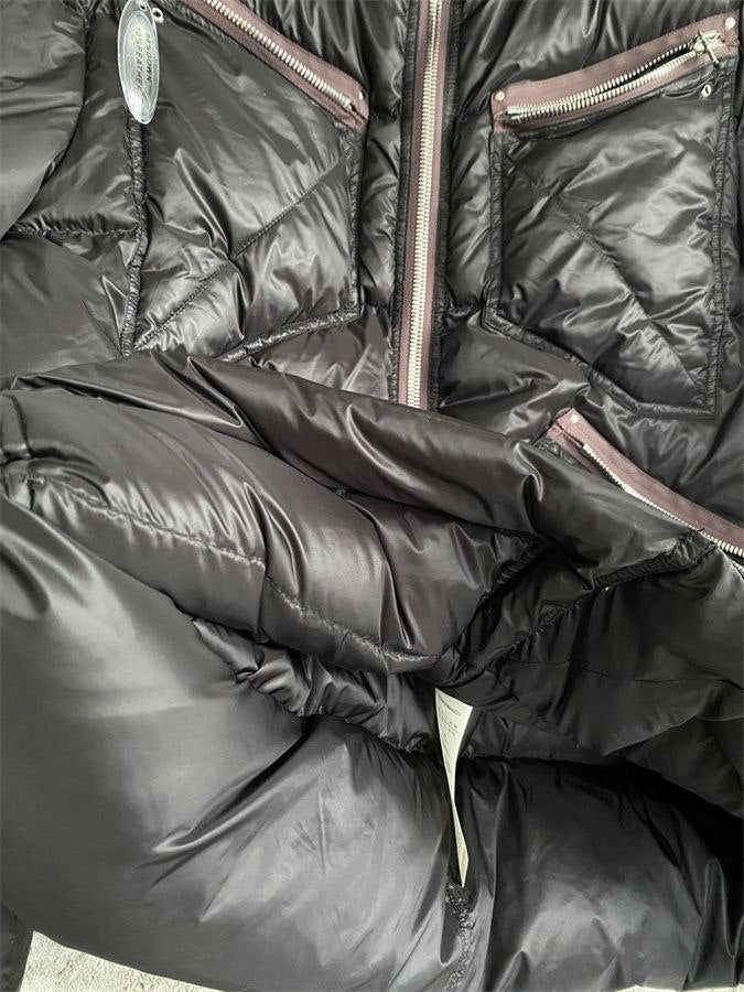 Rick Owens Black Down Jumbo IES Coat