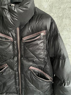 Rick Owens Black Down Jumbo IES Coat