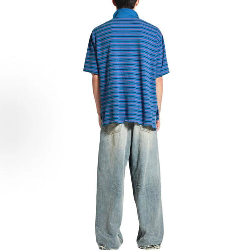 Balenciaga Stripes Polo T-Shirt