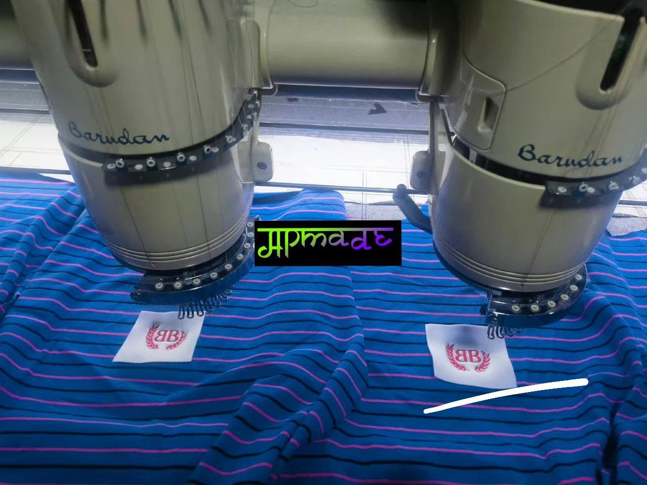 Balenciaga Stripes Polo T-Shirt