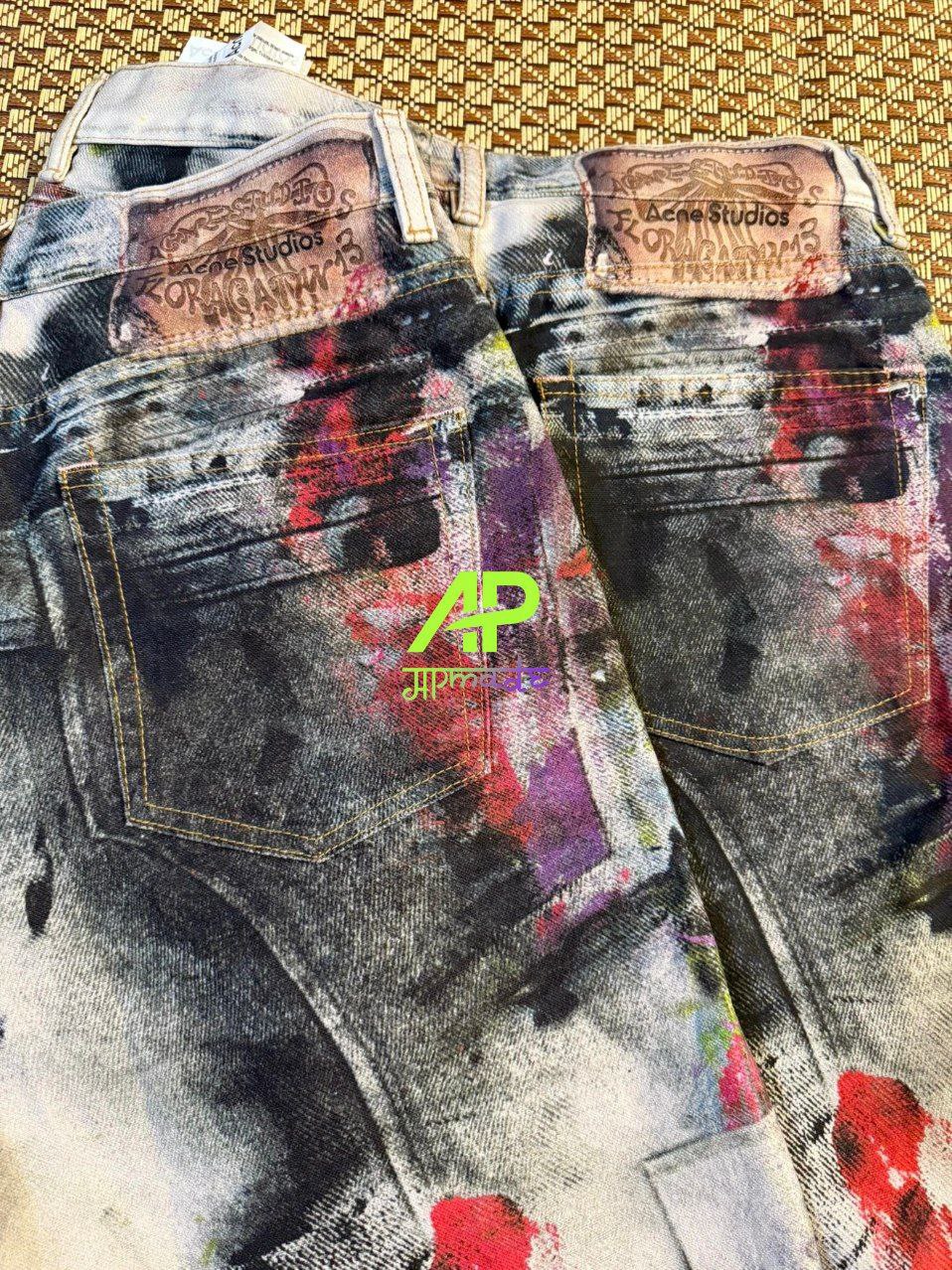 Acne Studios Splatter Jeans
