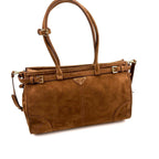 Prada Bonnie’s Suede Handbag (Medium)
