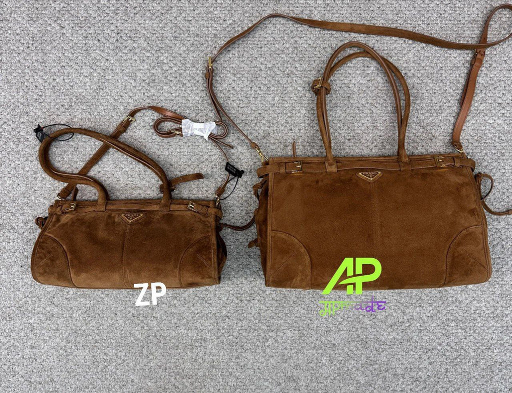 Prada Bonnie’s Suede Handbag (Large)