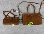 Prada Bonnie’s Suede Handbag (Large)