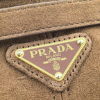 Prada Bonnie’s Suede Handbag (Large)