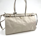 Prada Bonnie’s Handbag (Burgundy / Cream)