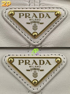 Prada Bonnie’s Handbag (Burgundy / Cream)