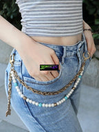 Louis Vuitton Pearl & Chain Bag Charm