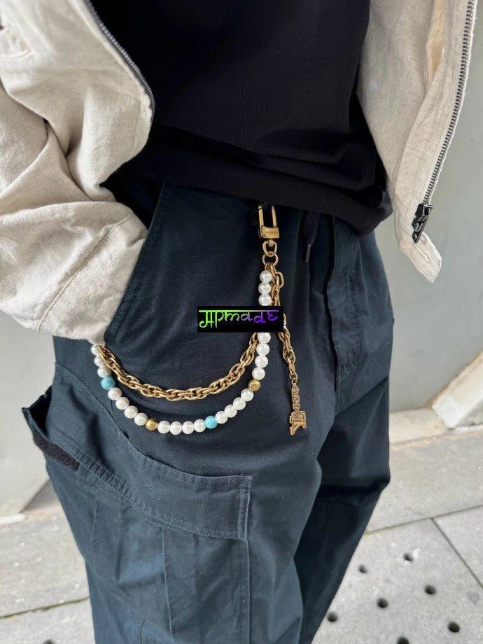 Louis Vuitton Pearl & Chain Bag Charm