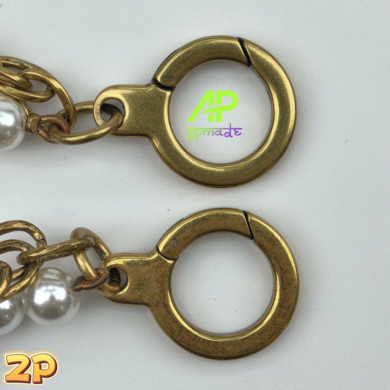 Louis Vuitton Pearl & Chain Bag Charm