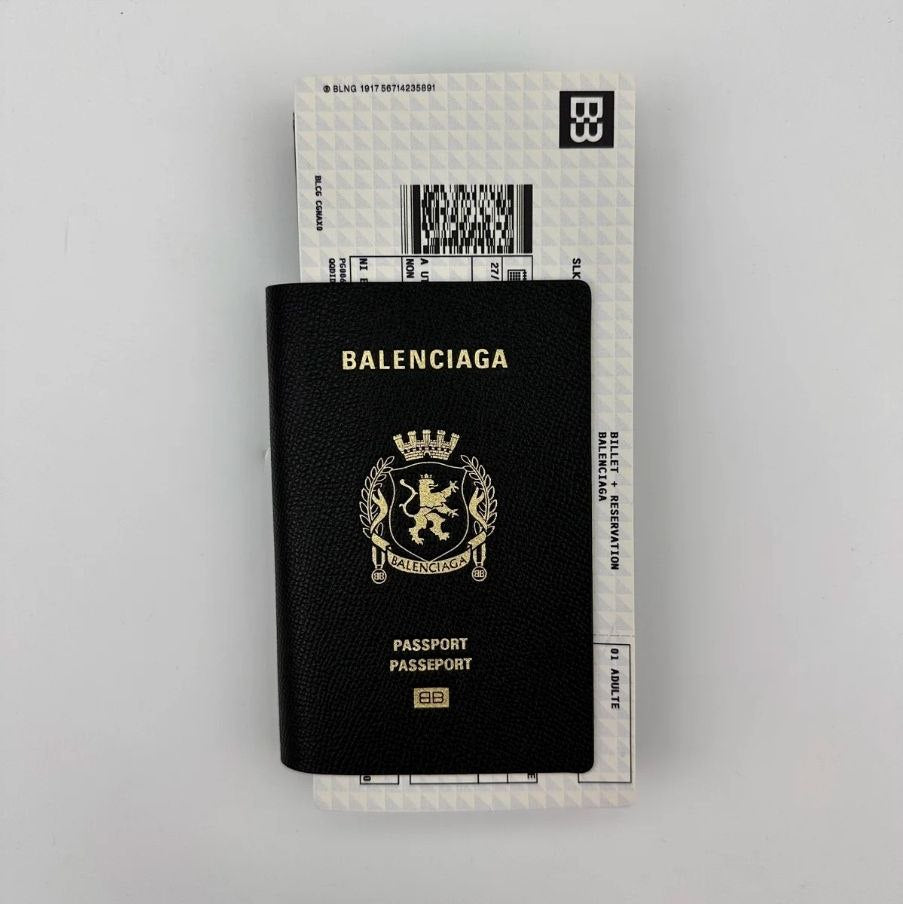Balenciaga Passport Holder Wallet