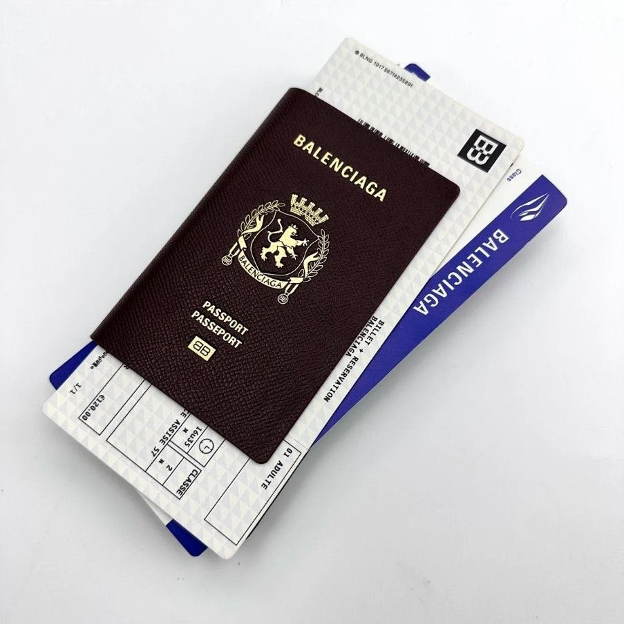Balenciaga Passport Holder Wallet