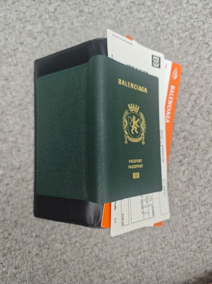 Balenciaga Passport Holder Wallet