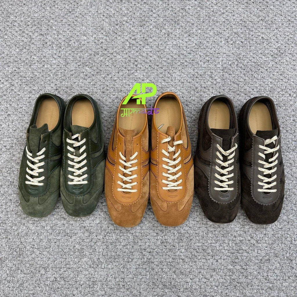 Dries Van Noten Panelled Suede Sneakers