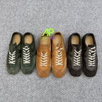Dries Van Noten Panelled Suede Sneakers