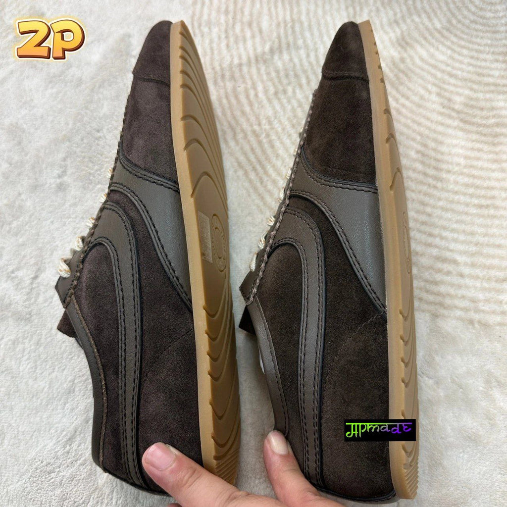 Dries Van Noten Panelled Suede Sneakers