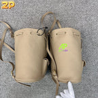 Loro Piana Extra Drawstring Leather Backpack