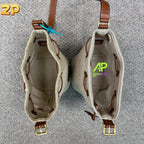 Miu Miu Canvas Leather Bucket Bag