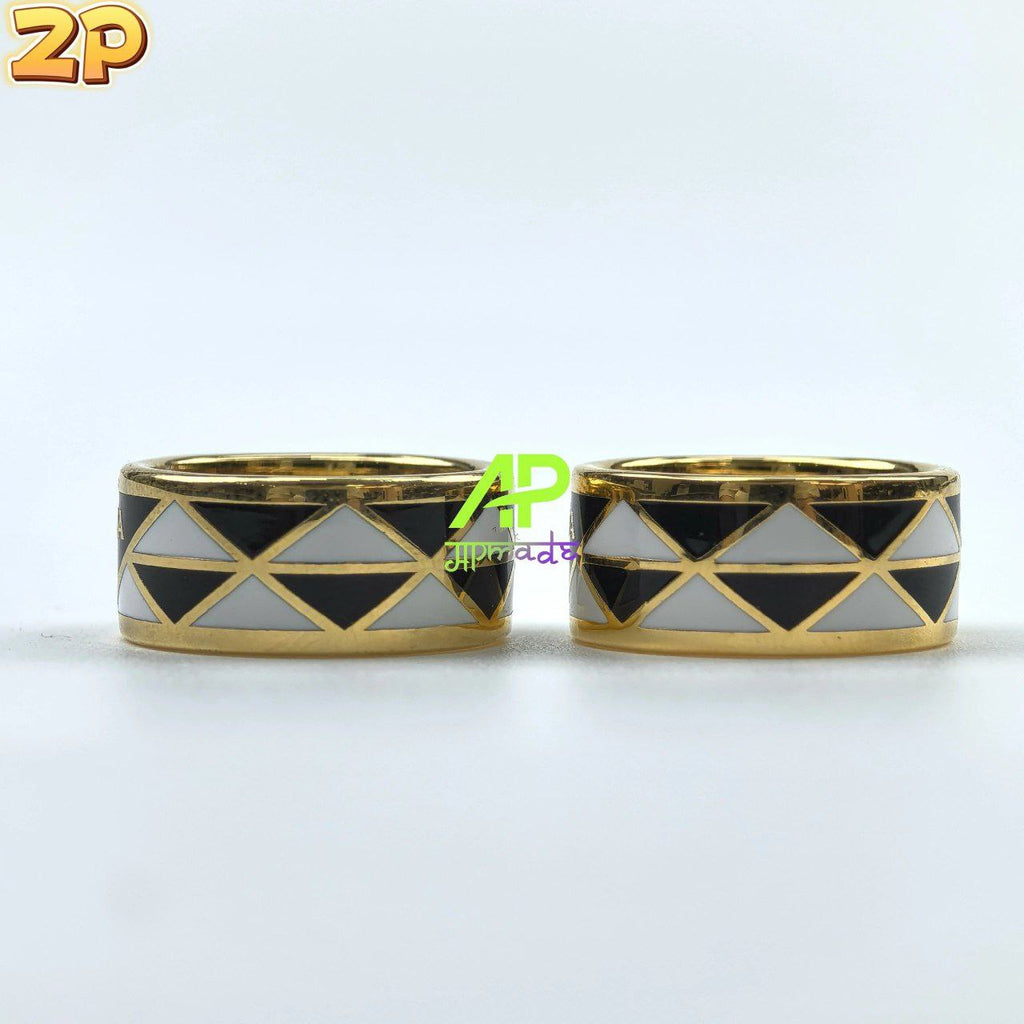 Prada Enameled Metal Ring