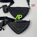 Prada Grace Triangle Logo Shoulder Bag