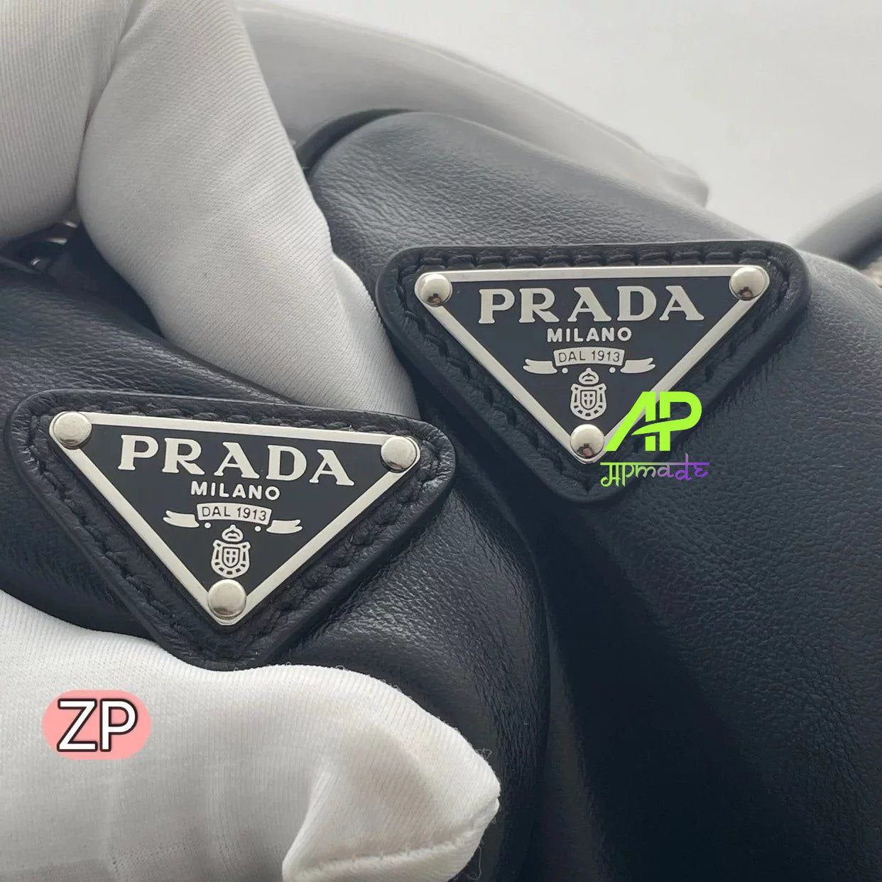 Prada Grace Triangle Logo Shoulder Bag