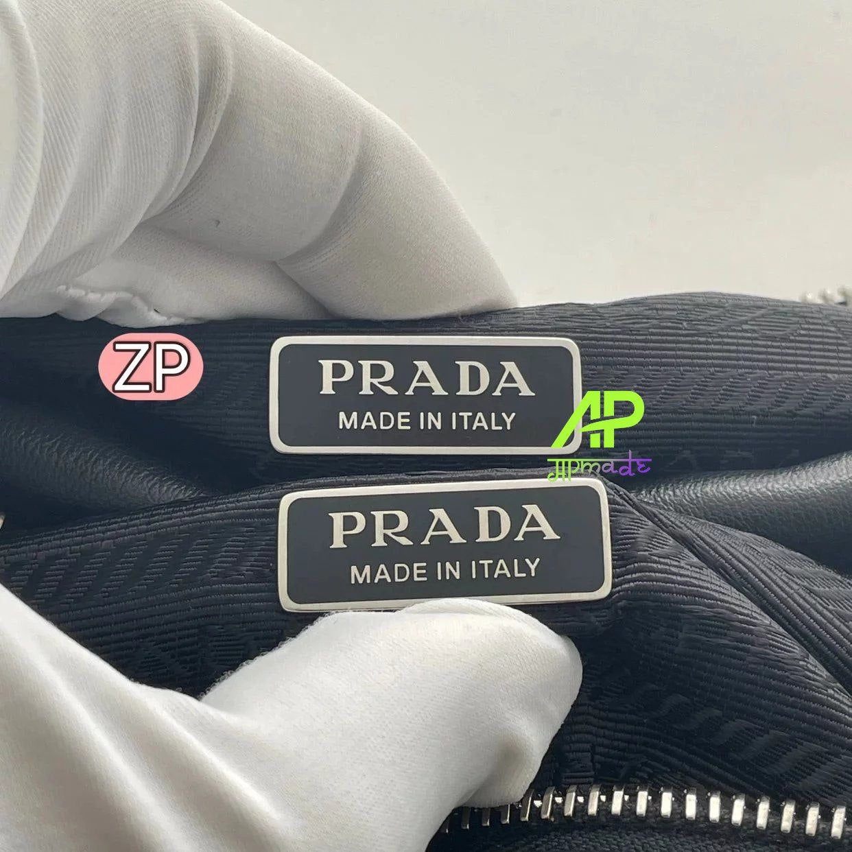 Prada Grace Triangle Logo Shoulder Bag