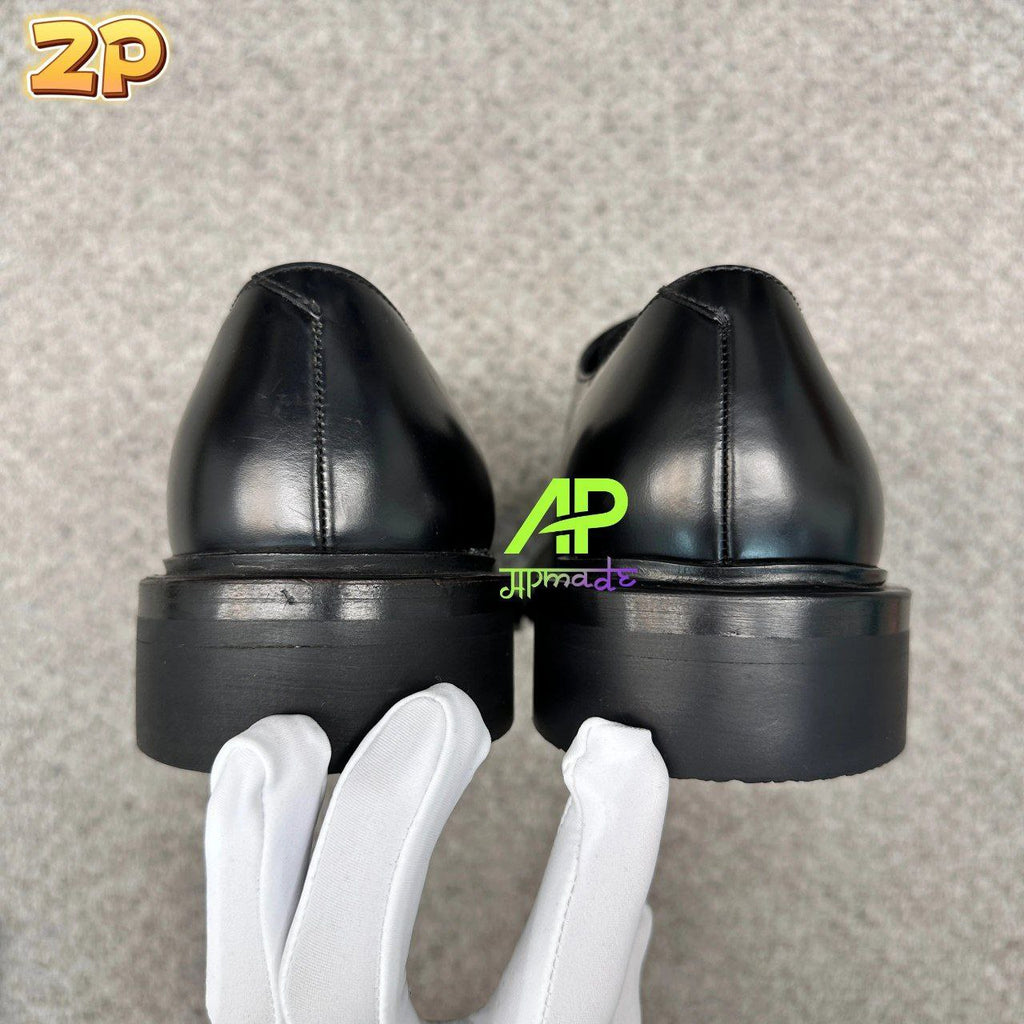 Prada Brushed Leather Derby Shoes