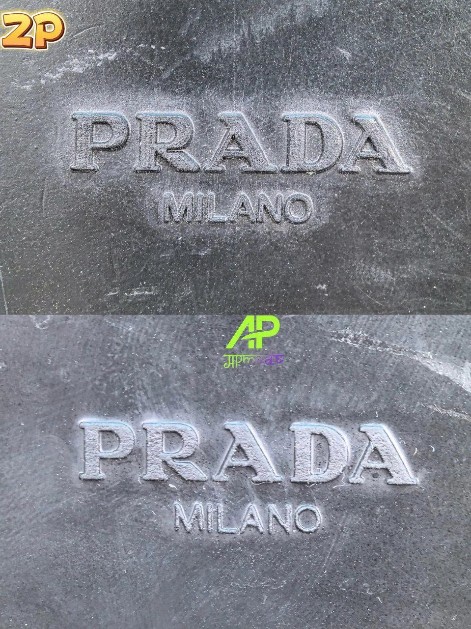 Prada Brushed Leather Derby Shoes
